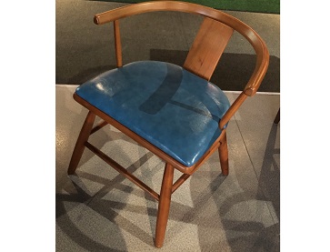 蓝色多层实木椅