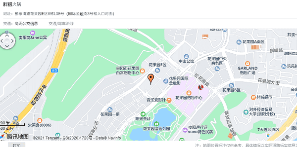 店铺地址地图