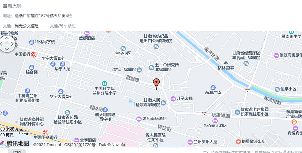 火锅店地址地图