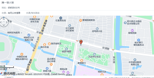 火锅店地址地图