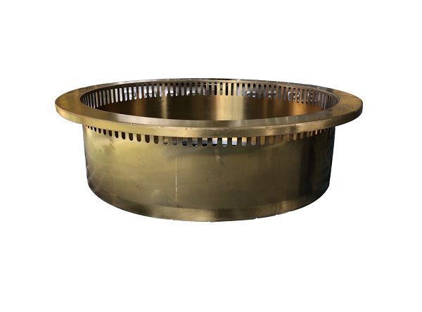 手工不锈钢圆形连体式锅圈（金色）(图1)