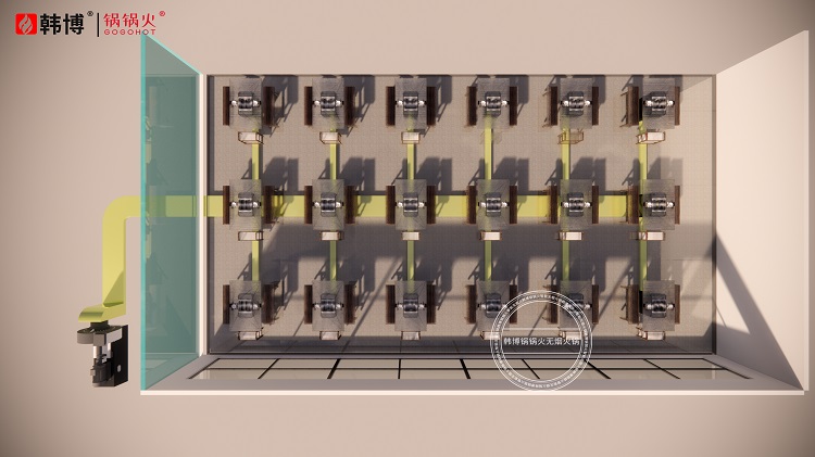 2021新款一站式无烟净化系统（海排风无烟火锅系统）(图4)