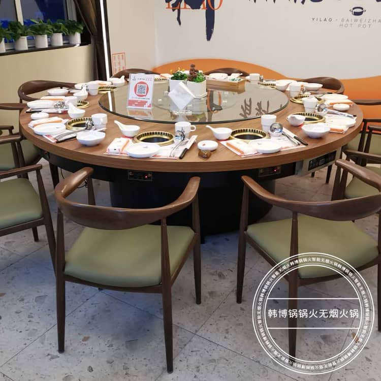 临沂蒙阴壹捞火锅无烟火锅桌一人一锅案例(图5)