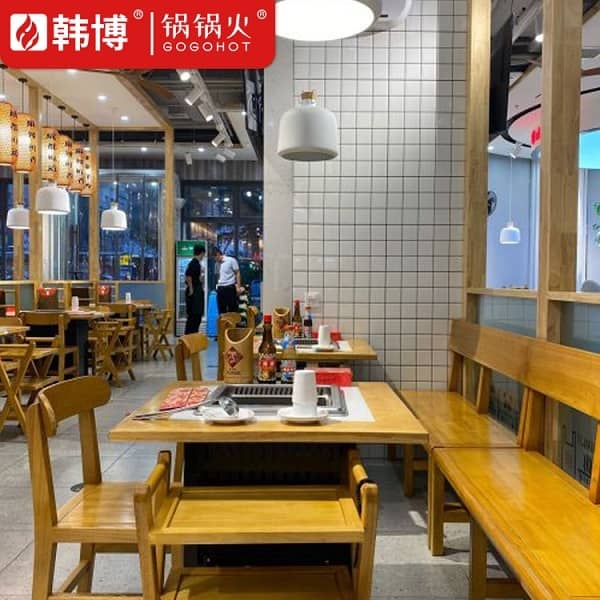 济南袁记串串香(齐源店)无烟火锅桌案例(图6)